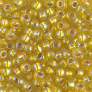 Miyuki seed beads 6/0 - Silverlined yellow ab 6-1006